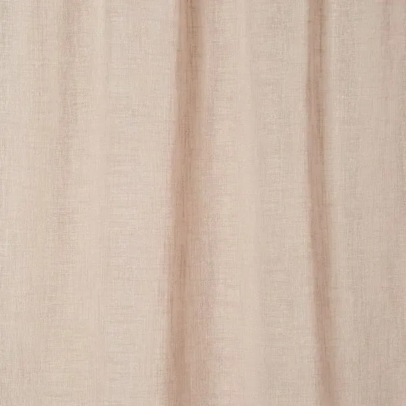 Single Slot Top Voile Panel - Natural, Polyester
