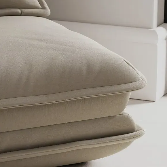 Single Sofa Bed Foldable - Natural, Flatweave