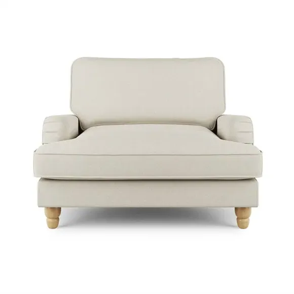 Single Sofa Bed with Pull-Out - Natural