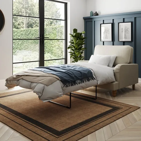 Single Sofa Bed with Pull-Out - Natural image
