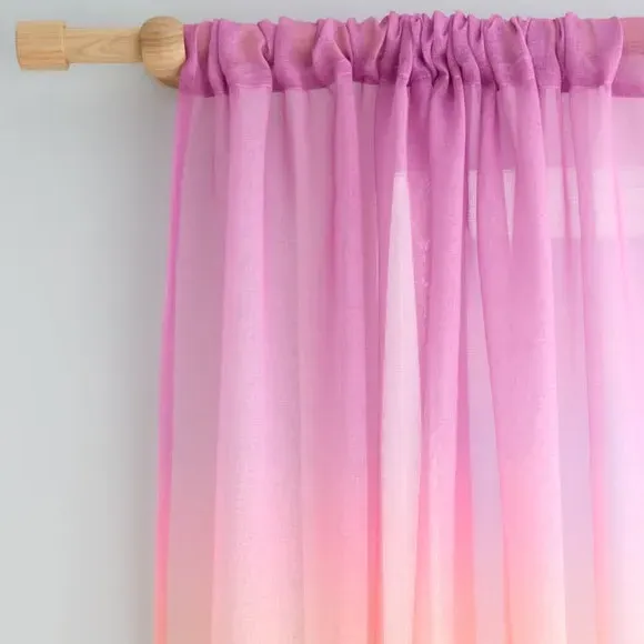 Single Voile Panel with Slot Top - Multicolor