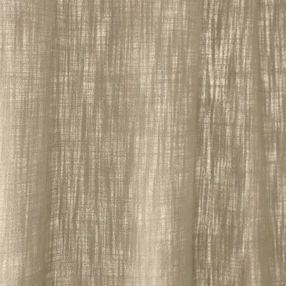 Single Voile Panel with Slot Top - Natural
