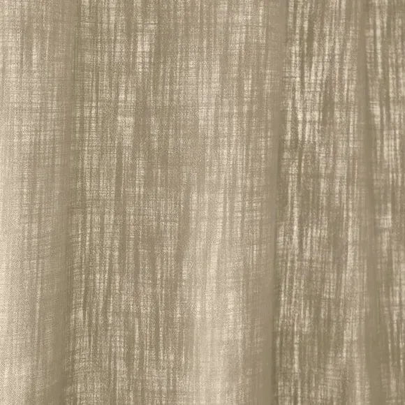 Single Voile Panel with Slot Top - Natural