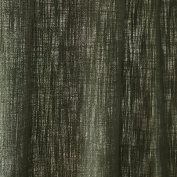 Single Voile Panel with Slot Top - Olive