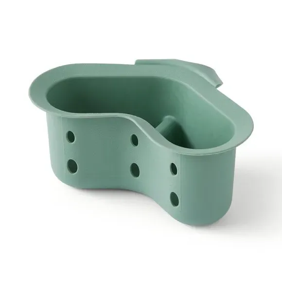 Sink Organiser with Clips - Green, Silicone