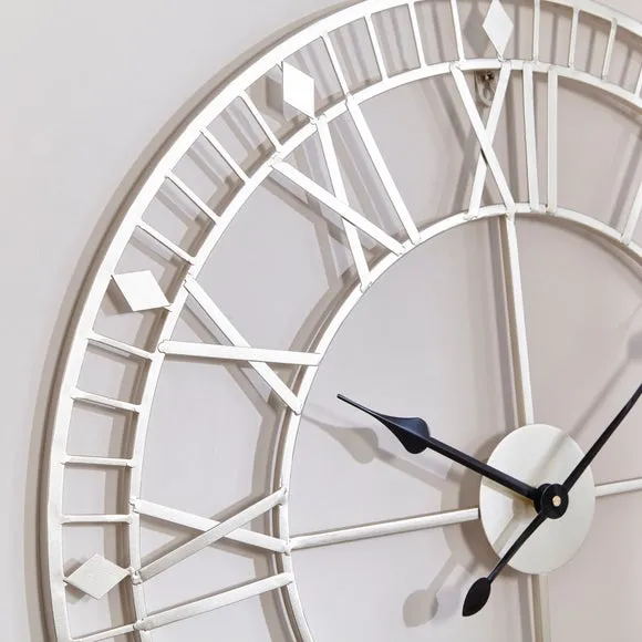 Skeleton Wall Clock - Champagne