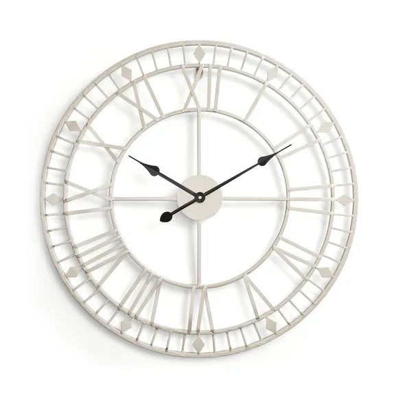 Skeleton Wall Clock - Champagne