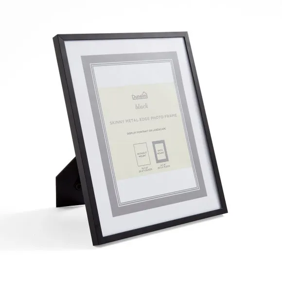 Skinny Photo Frame - Black, Metal