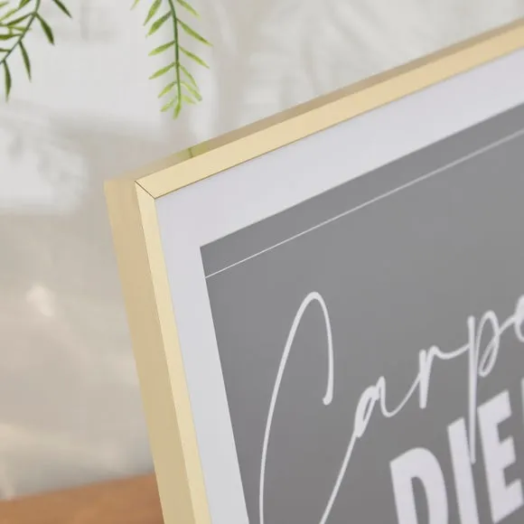 Skinny Photo Frame - Gold, Metal