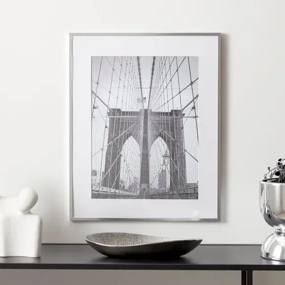 Skinny Photo Frame - Silver, Metal