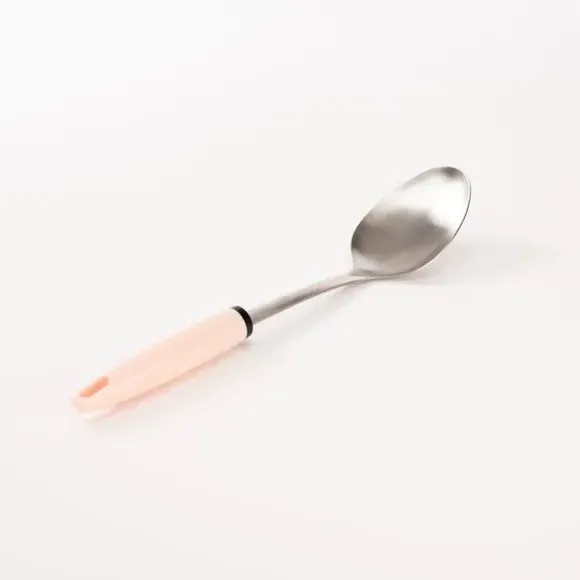 Slogan Spoon - Pink, Stainless Steel
