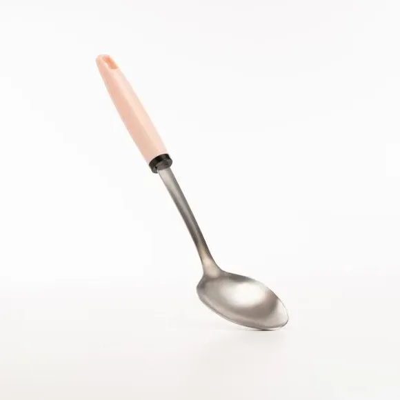 Slogan Spoon - Pink, Stainless Steel