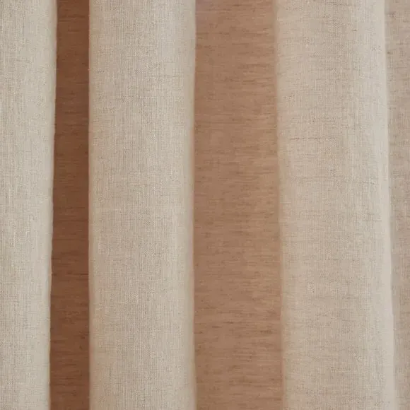 Slot Top Curtains - Natural, Linen