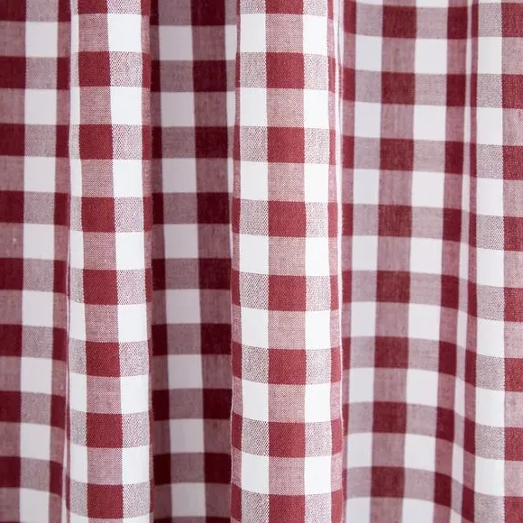 Slot Top Voile Curtains - Mulberry, Cotton