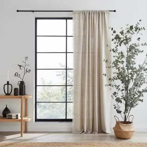 Slot Top Voile Panel - Chateau Grey, Polyester