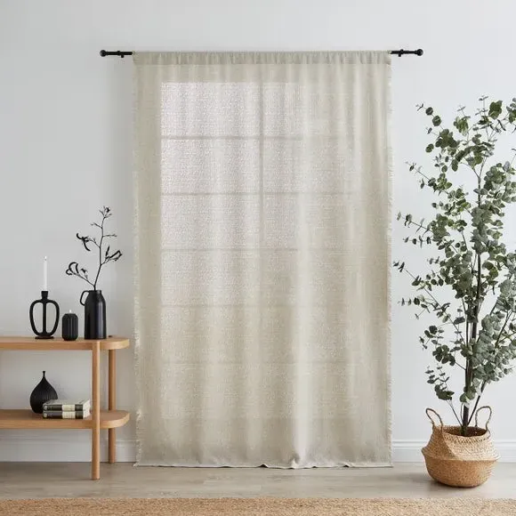 Slot Top Voile Panel - Chateau Grey, Polyester