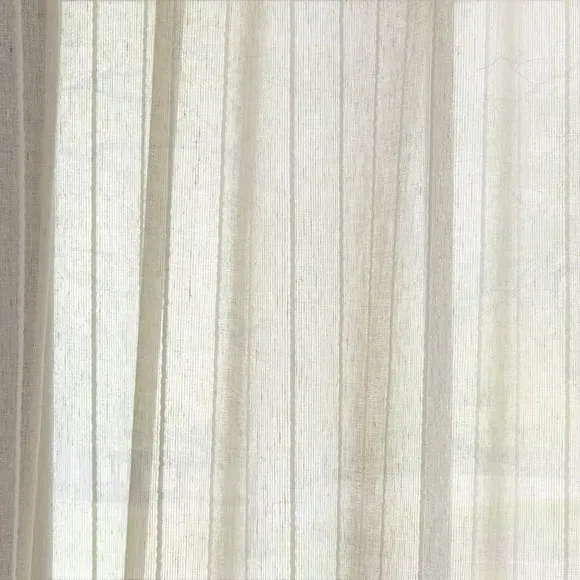 Slot Top Voile Panel - Linen