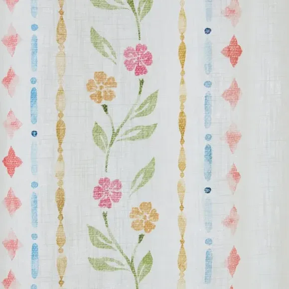 Slot Top Voile Panel - Multicolor, Cotton