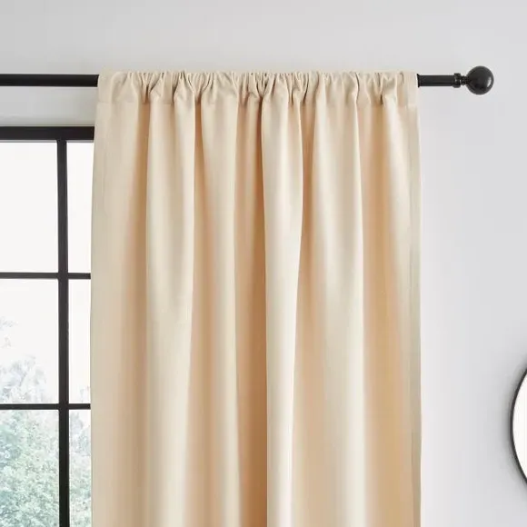 Slot Top Voile Panel - Natural, Cotton image