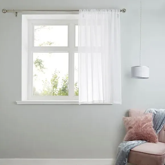 Slot Top Voile Panel - White