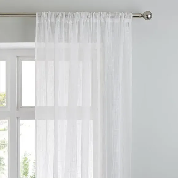 Slot Top Voile Panel - White
