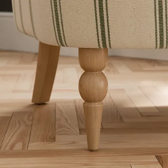 Small Armchair with Soft Upholstery - Olive