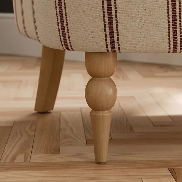 Small Armchair with Soft Upholstery - Terracotta