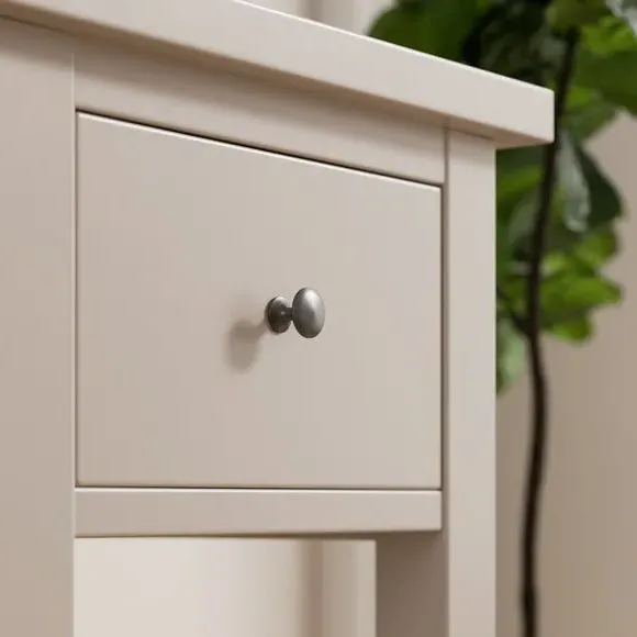 Small Bedside Table with Drawer - Natural