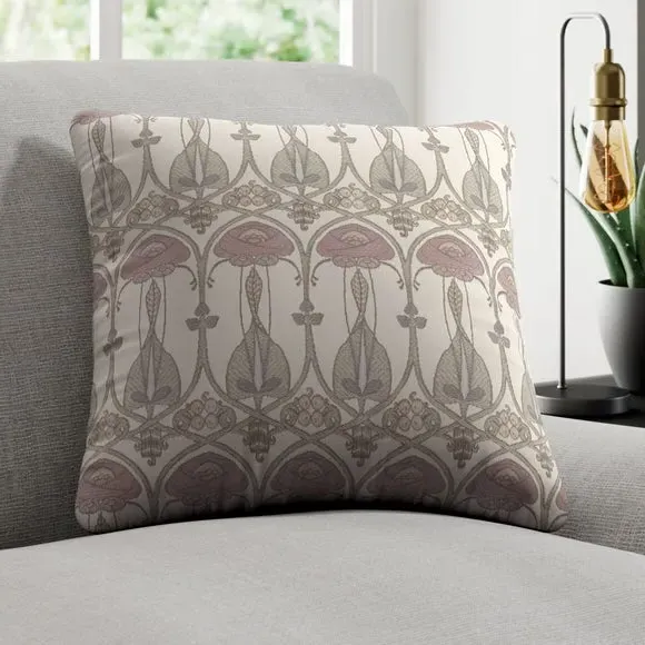 Small Cushion Cover with Embroidery - Pearl image