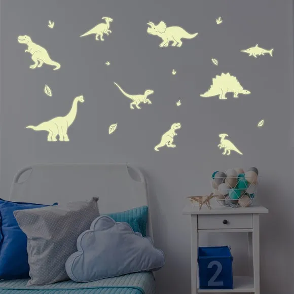 Small Dino Wall Sticker - Navy, PVC