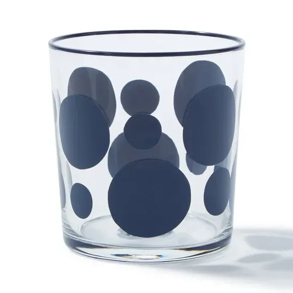 Small Glass Tumbler - Blue, Soda Lime Glass