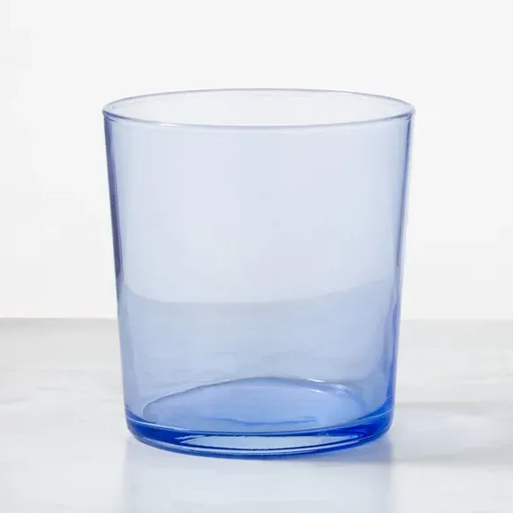 Small Glass Tumbler - Blue, Soda Lime Glass image
