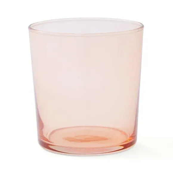 Small Glass Tumbler - Orange, Soda Lime Glass