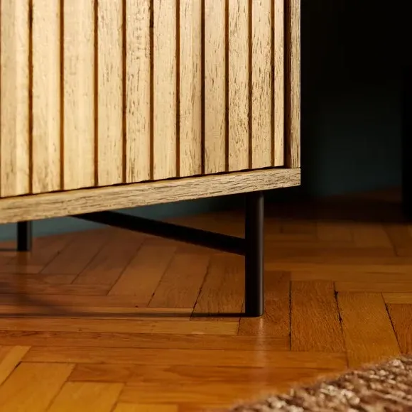 Small Hideaway Desk with Storage - Wood