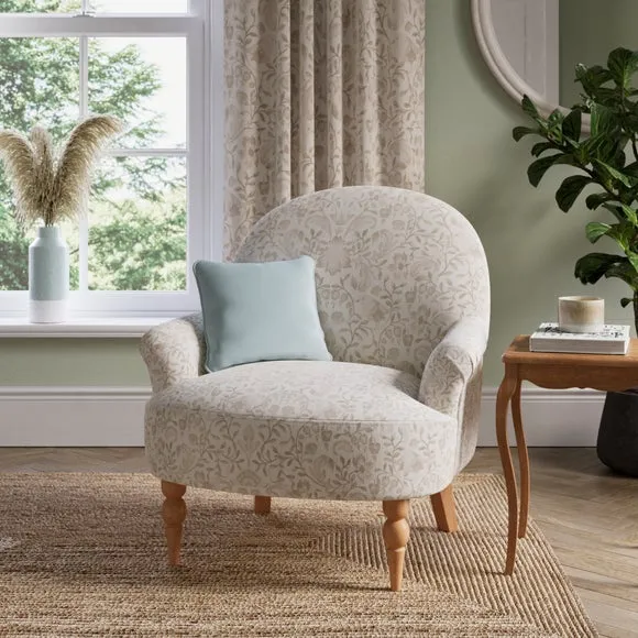 Small Occasional Armchair - Natural, Fabric image