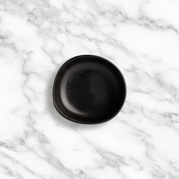 Small Round Bowl - Black, Stoneware image