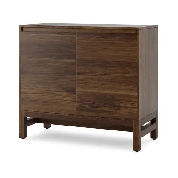 Small Sideboard with Cable Management - Walnut