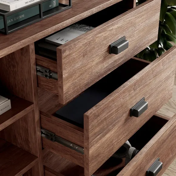 Small Sideboard with Drawers - Pine Effect