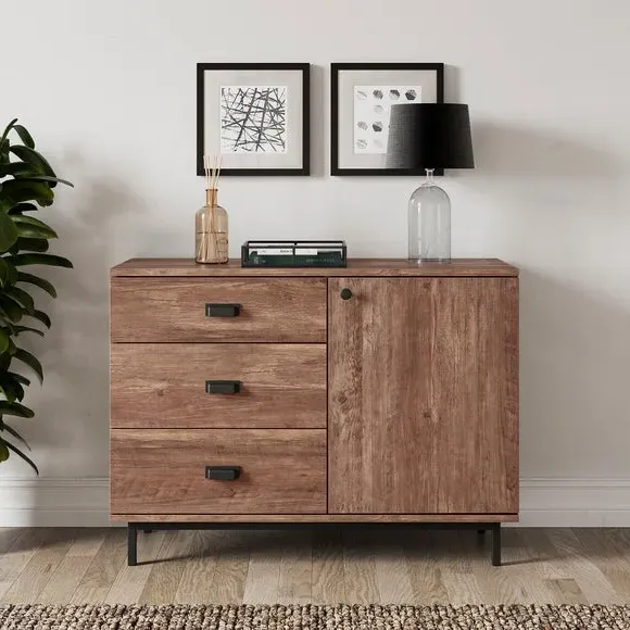 Small Sideboard with Drawers - Pine Effect image