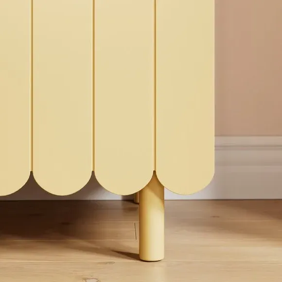 Small Sideboard with Scallop Detail - Primrose