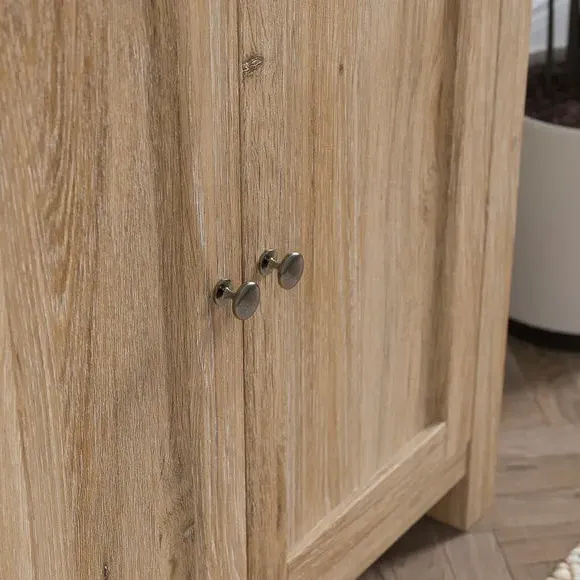 Small Sideboard with Shelves - Oak, Wood