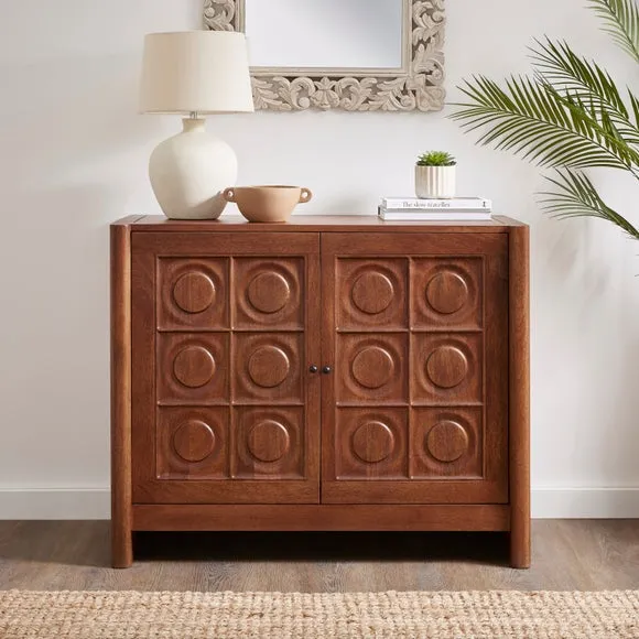 Small Sideboard with Storage - Dark, Mango Wood image