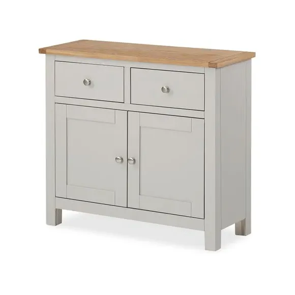 Small Sideboard with Storage - Grey, Pine