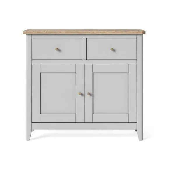 Small Sideboard with Storage - Grey, Wood