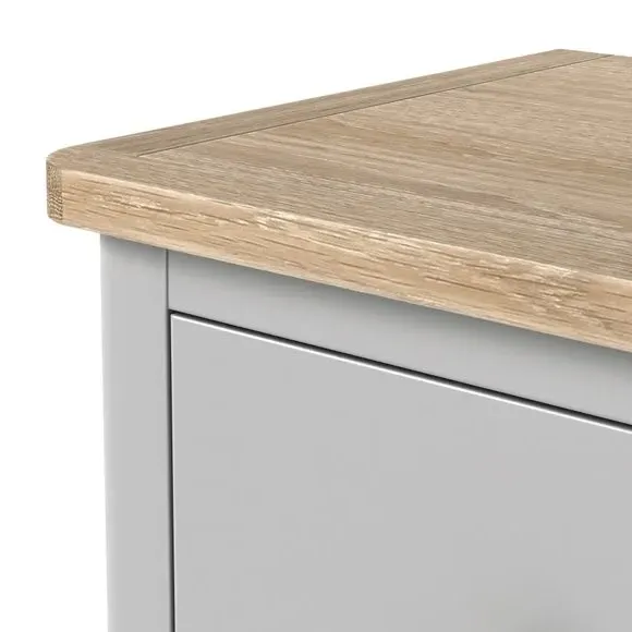 Small Sideboard with Storage - Grey, Wood