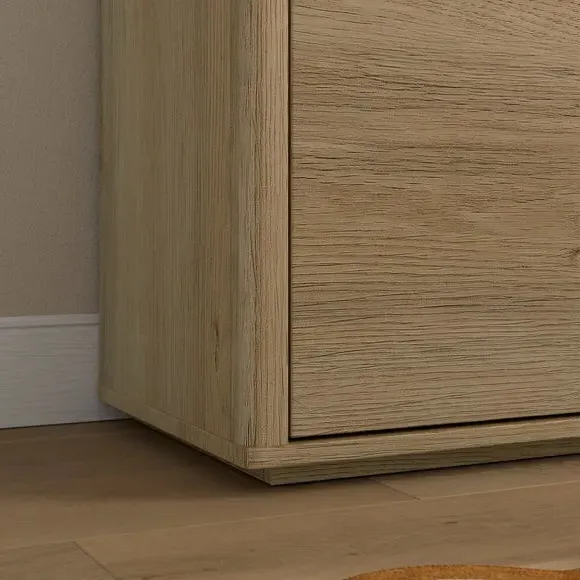 Small Sideboard with Storage - Light Oak