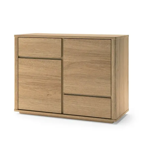 Small Sideboard with Storage - Light Oak