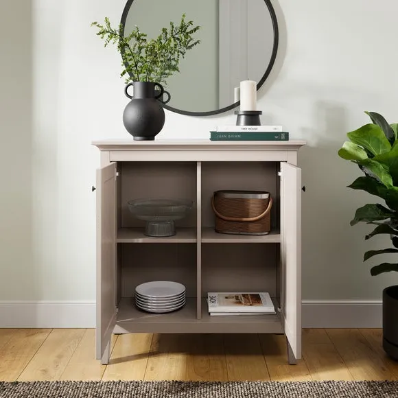 Small Sideboard with Storage - Natural, Wood