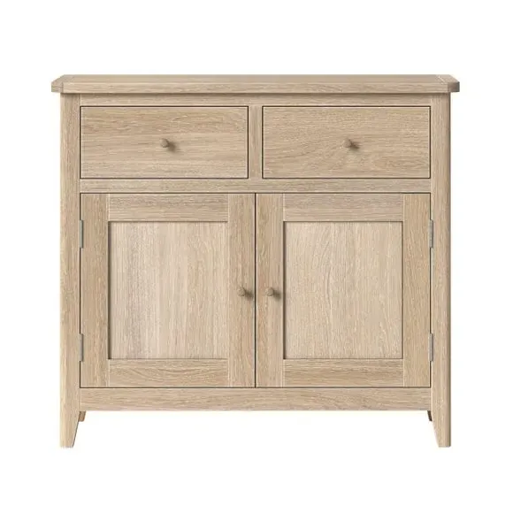 Small Sideboard with Storage - Oak, Wood