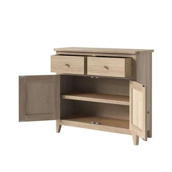 Small Sideboard with Storage - Oak, Wood